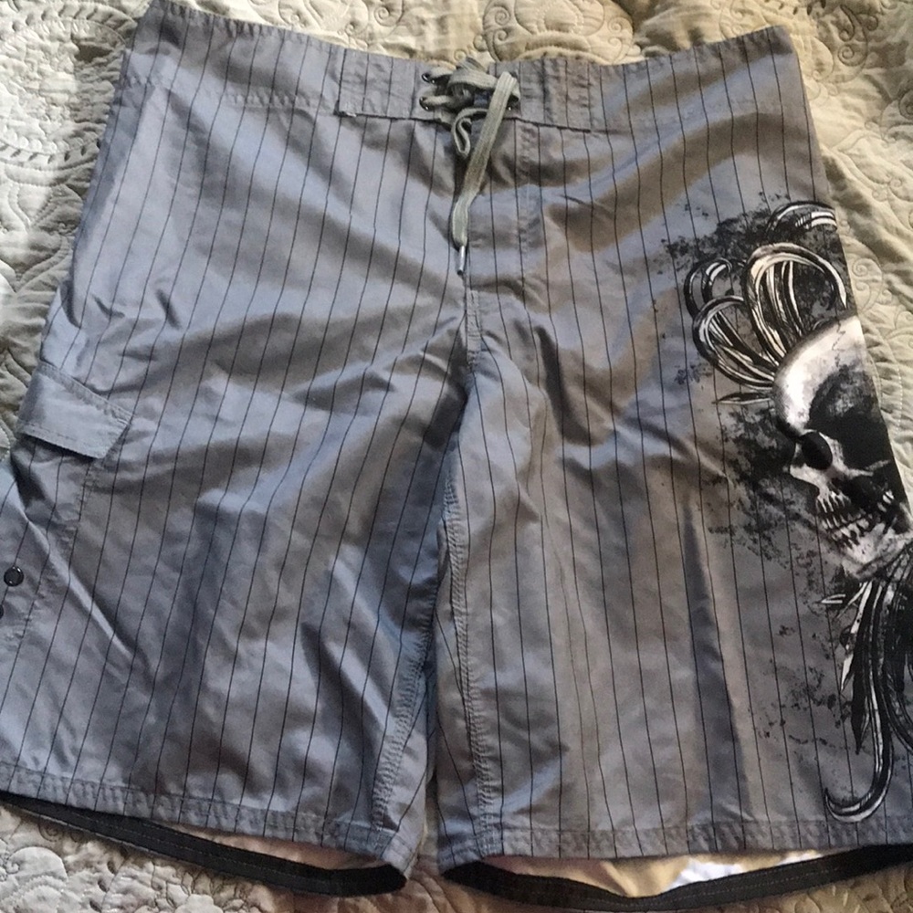 Men’s Grey Swim trunks